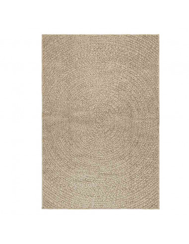 Tappeto ZIZUR Beige 120x170 cm Aspetto Iuta Interni ed Esterni