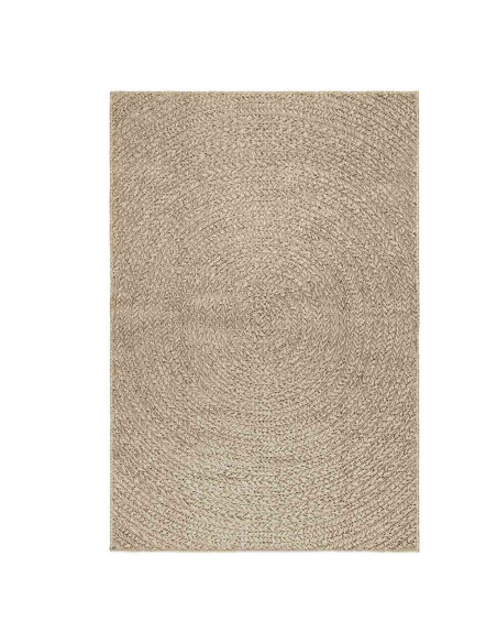 Tappeto ZIZUR Beige 120x170 cm Aspetto Iuta Interni ed Esterni