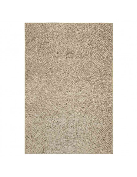 Tappeto ZIZUR Beige 140x200 cm Aspetto Iuta Interni ed Esterni