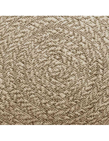 Tappeto ZIZUR Beige 140x200 cm Aspetto Iuta Interni ed Esterni