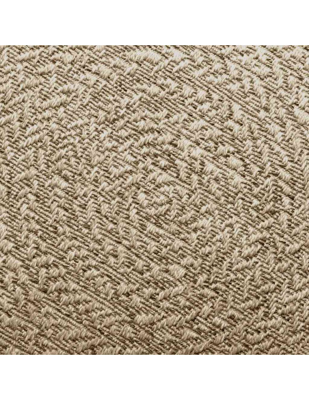 Tappeto ZIZUR Beige 140x200 cm Aspetto Iuta Interni ed Esterni