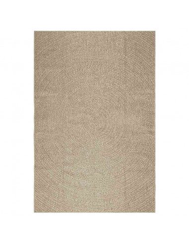 Tappeto ZIZUR Beige 160x230 cm Aspetto Iuta Interni ed Esterni