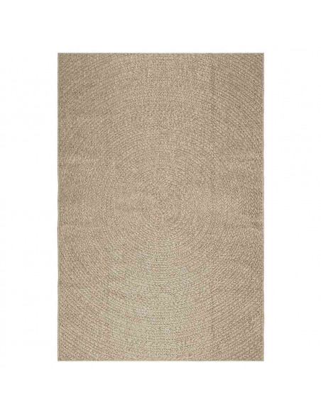 Tappeto ZIZUR Beige 160x230 cm Aspetto Iuta Interni ed Esterni