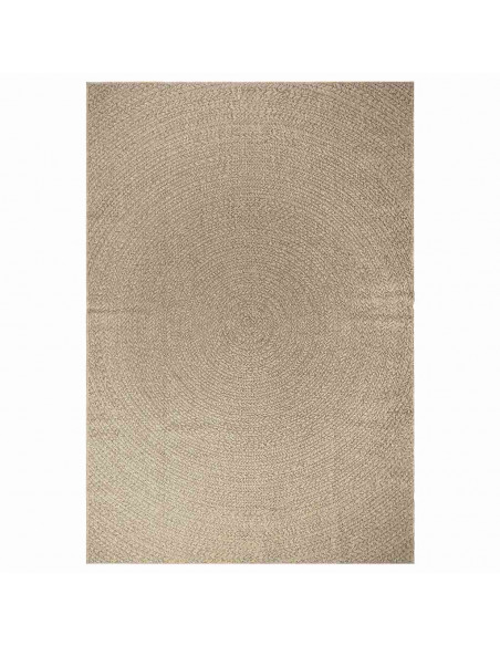 Tappeto ZIZUR Beige 200x290 cm Aspetto Iuta Interni ed Esterni