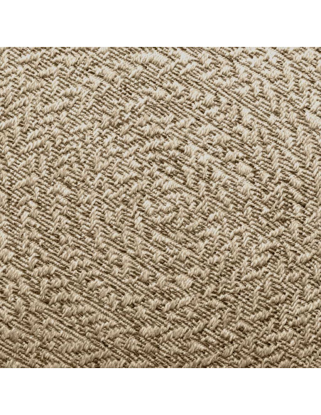 Tappeto ZIZUR Beige 200x290 cm Aspetto Iuta Interni ed Esterni