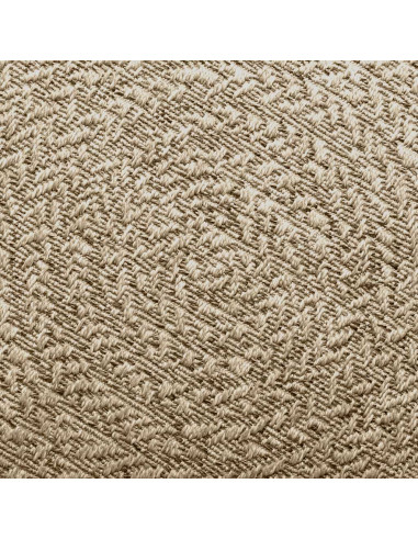 Tappeto ZIZUR Beige 240x240 cm Aspetto Iuta Interni ed Esterni