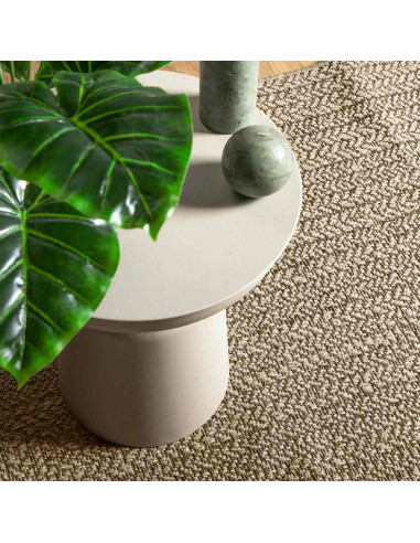 Tappeto ZIZUR Beige 240x240 cm Aspetto Iuta Interni ed Esterni