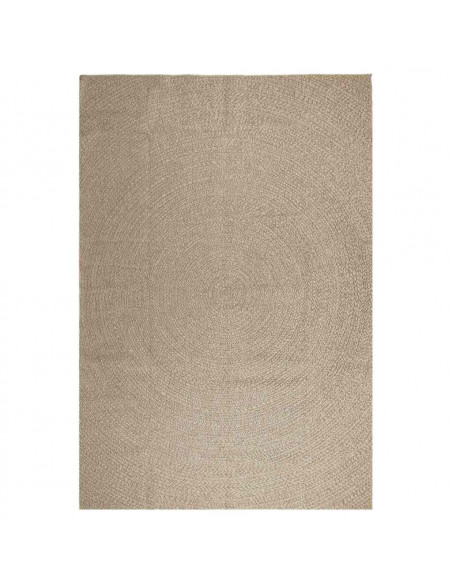Tappeto ZIZUR Beige 240x340 cm Aspetto Iuta Interni ed Esterni