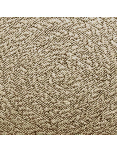 Tappeto ZIZUR Beige 240x340 cm Aspetto Iuta Interni ed Esterni