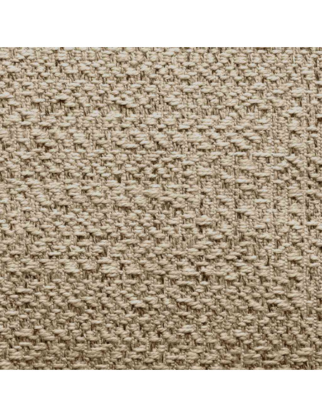 Tappeto ZIZUR Beige 240x340 cm Aspetto Iuta Interni ed Esterni