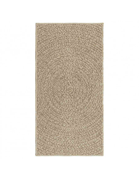 Tappeto ZIZUR Beige 60x110 cm Aspetto Iuta Interni ed Esterni