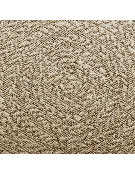 Tappeto ZIZUR Beige 60x110 cm Aspetto Iuta Interni ed Esterni