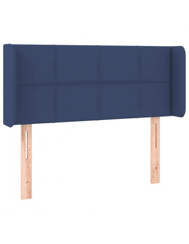 Testiera a LED Blu 103x16x78/88 cm in Tessuto