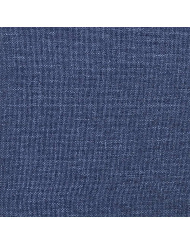 Testiera ad Orecchio Blu 103x16x78/88cm in Tessuto