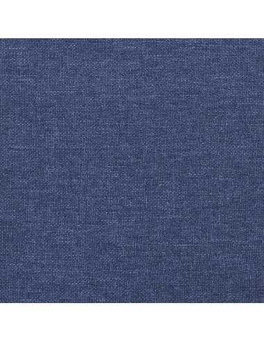 Testiera ad Orecchio Blu 183x16x78/88 cm in Tessuto