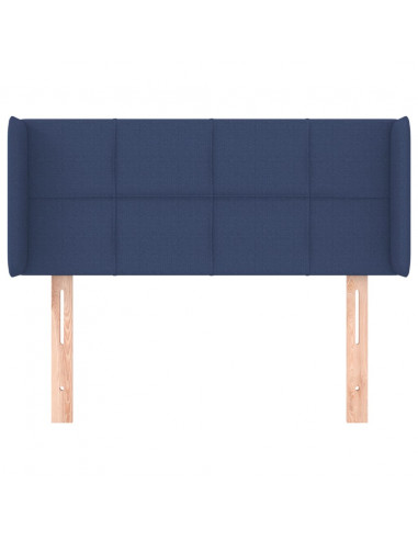 Testiera ad Orecchio Blu 83x16x78/88cm in Tessuto