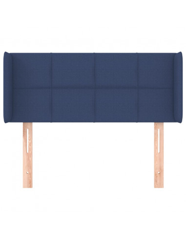 Testiera ad Orecchio Blu 93x16x78/88cm in Tessuto