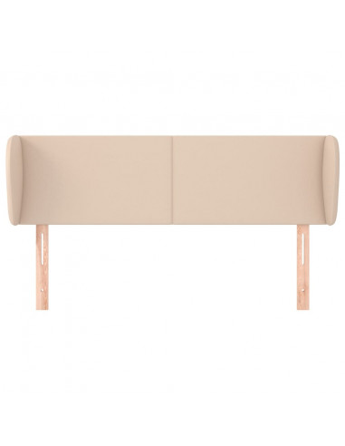 Testiera ad Orecchio Cappuccino 147x23x78/88 cm in Similpelle