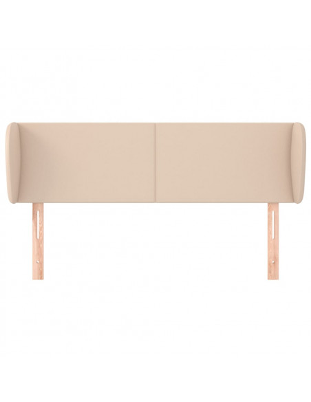 Testiera ad Orecchio Cappuccino 147x23x78/88 cm in Similpelle
