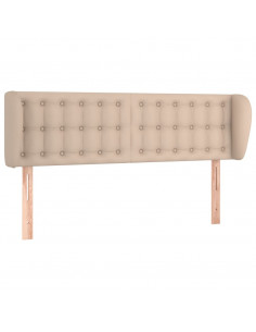 Testiera ad Orecchio Cappuccino 147x23x78/88 cm in Similpelle