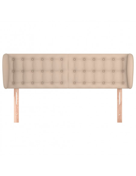 Testiera ad Orecchio Cappuccino 147x23x78/88 cm in Similpelle