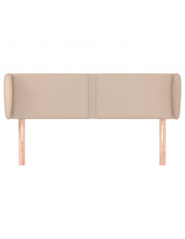 Testiera ad Orecchio Cappuccino 147x23x78/88 cm in Similpelle