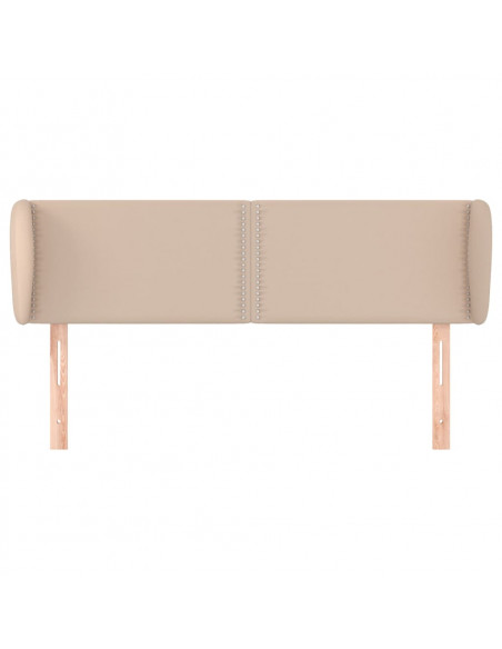 Testiera ad Orecchio Cappuccino 147x23x78/88 cm in Similpelle