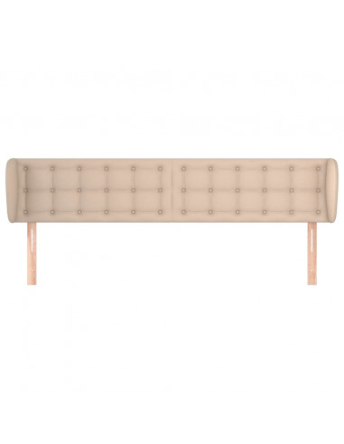 Testiera ad Orecchio Cappuccino 183x23x78/88 cm in Similpelle