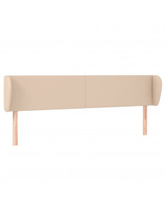 Testiera ad Orecchio Cappuccino 183x23x78/88 cm in Similpelle