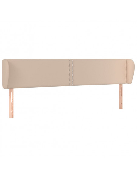 Testiera ad Orecchio Cappuccino 183x23x78/88 cm in Similpelle