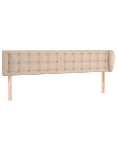 Testiera ad Orecchio Cappuccino 203x23x78/88 cm in Similpelle