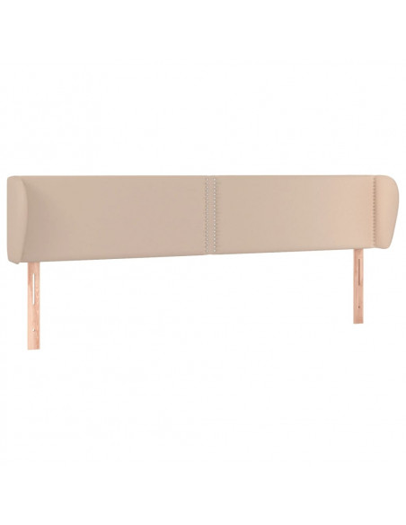 Testiera ad Orecchio Cappuccino 203x23x78/88 cm in Similpelle