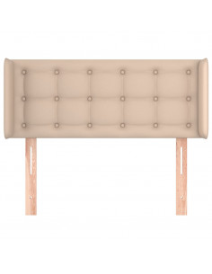 Testiera ad Orecchio Cappuccino 83x16x78/88 cm in Similpelle 2