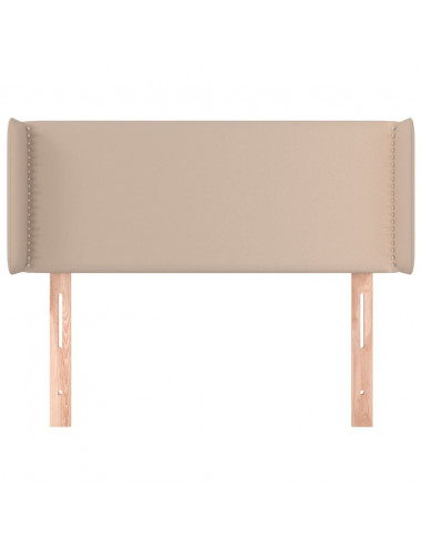 Testiera ad Orecchio Cappuccino 83x16x78/88 cm in Similpelle