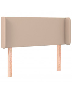 Testiera ad Orecchio Cappuccino 83x16x78/88 cm in Similpelle