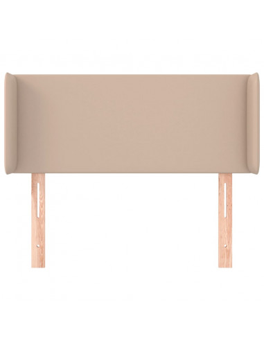 Testiera ad Orecchio Cappuccino 83x16x78/88 cm in Similpelle