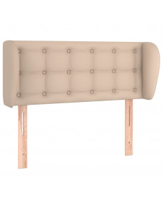 Testiera ad Orecchio Cappuccino 83x23x78/88 cm in Similpelle