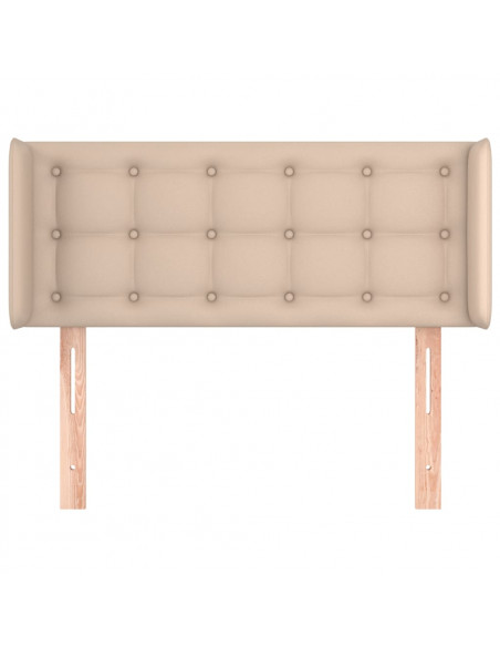 Testiera ad Orecchio Cappuccino 93x16x78/88 cm in Similpelle