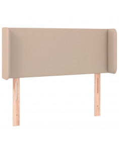 Testiera ad Orecchio Cappuccino 93x16x78/88 cm in Similpelle