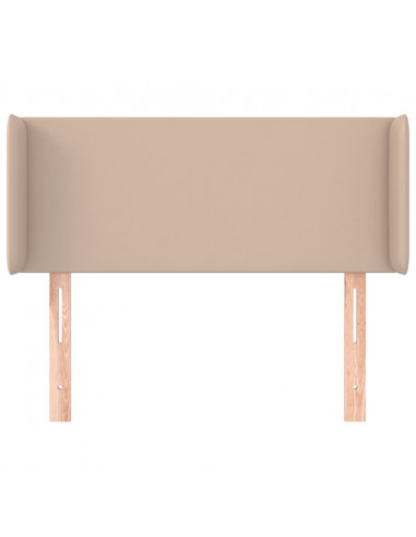 Testiera ad Orecchio Cappuccino 93x16x78/88 cm in Similpelle