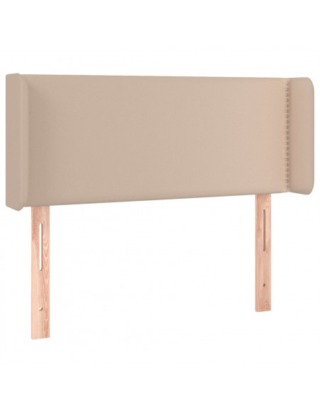 Testiera ad Orecchio Cappuccino 93x16x78/88 cm in Similpelle