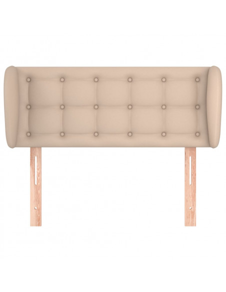 Testiera ad Orecchio Cappuccino 93x23x78/88 cm in Similpelle