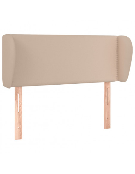 Testiera ad Orecchio Cappuccino 93x23x78/88 cm in Similpelle