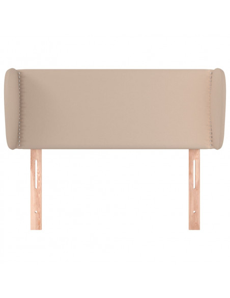 Testiera ad Orecchio Cappuccino 93x23x78/88 cm in Similpelle