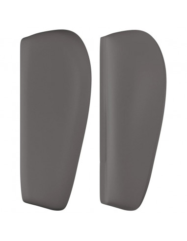 Testiera ad Orecchio Grigia 83x23x78/88 cm in Similpelle