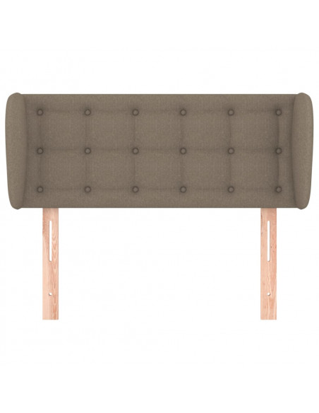 Testiera ad Orecchio Tortora 103x23x78/88 cm in Tessuto