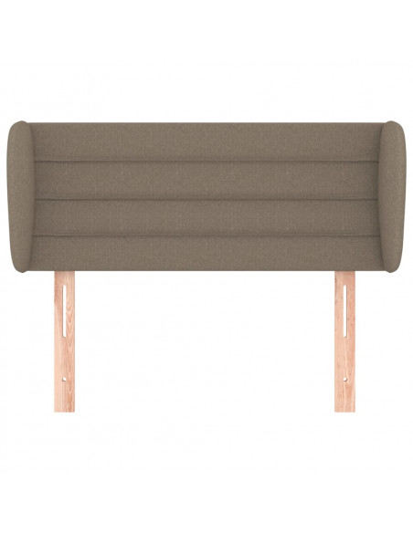 Testiera ad Orecchio Tortora 103x23x78/88 cm in Tessuto