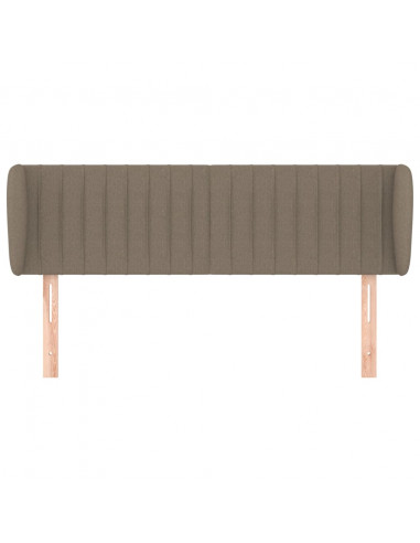 Testiera ad Orecchio Tortora 147x23x78/88 cm in Tessuto