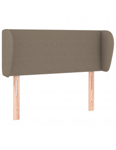 Testiera ad Orecchio Tortora 83 x 23 x 78/88 cm in Tessuto