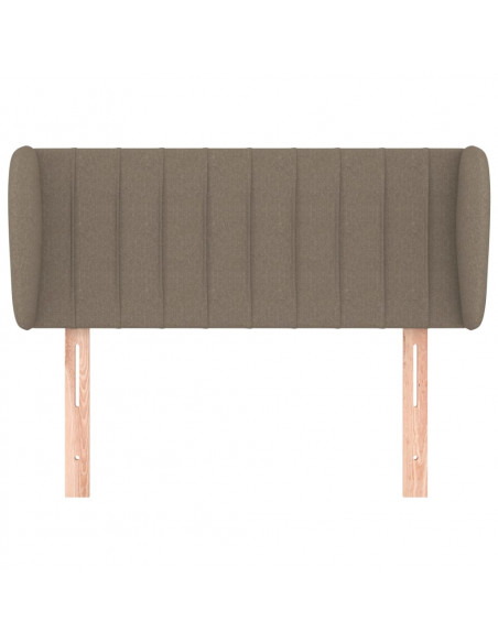 Testiera ad Orecchio Tortora 83 x 23 x 78/88 cm in Tessuto